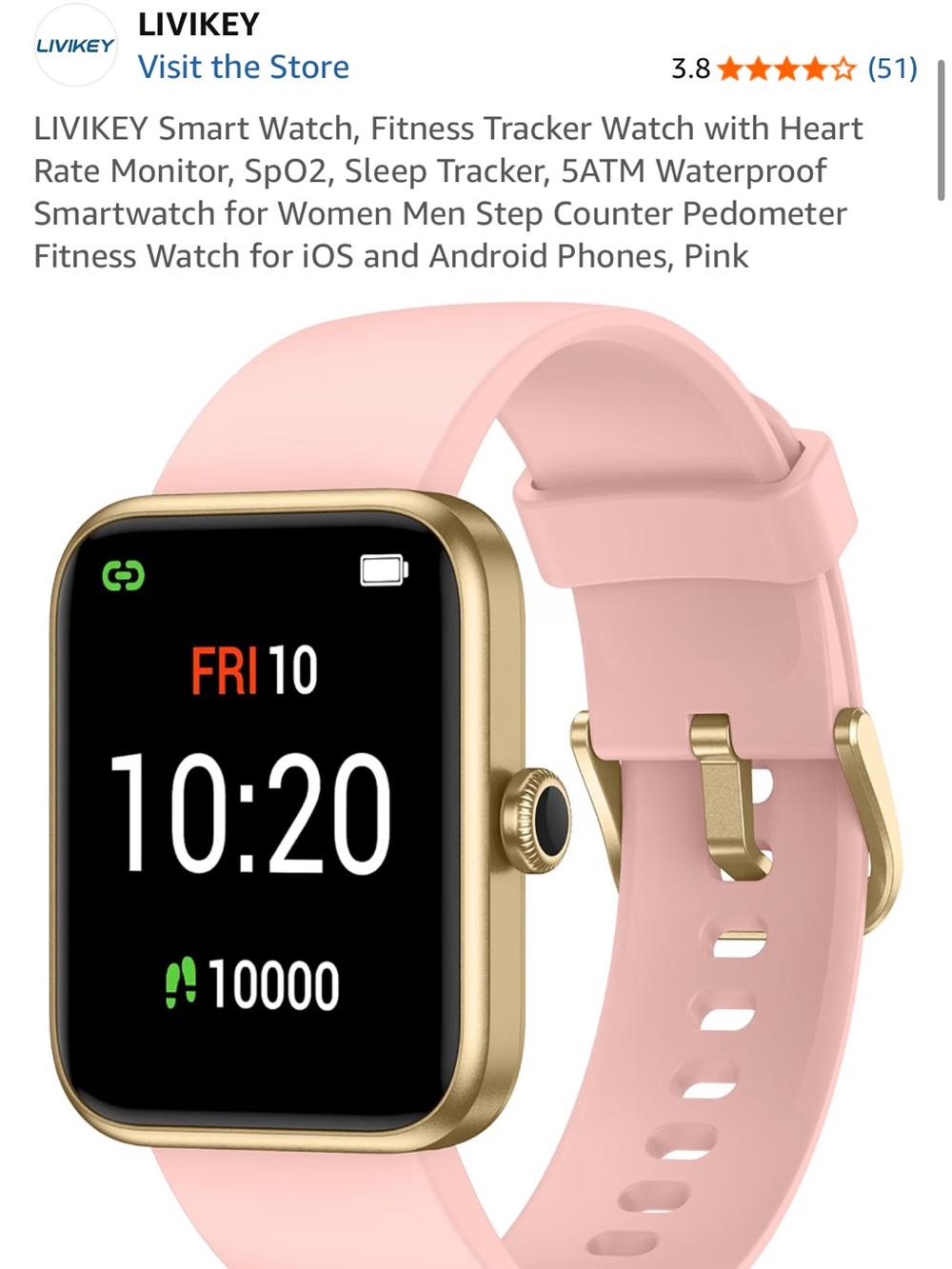 LIVIKEY Smart Watch